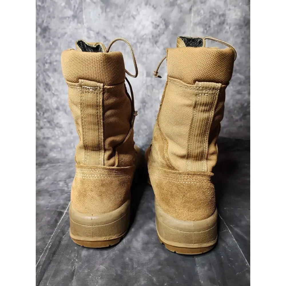 Belleville AFTWC Military Combat Boots Gortex Tan Certified Safe to Fly Size 9.5